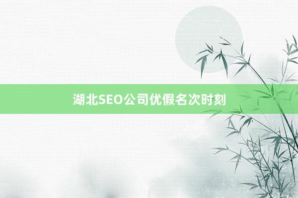 湖北SEO公司优假名次时刻