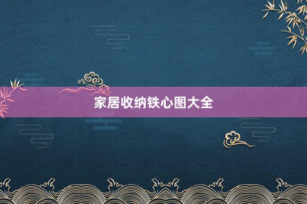 家居收纳铁心图大全